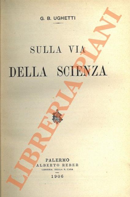 Sulla via della scienza - copertina