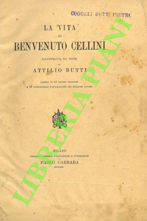 vita - Benvenuto Cellini - copertina