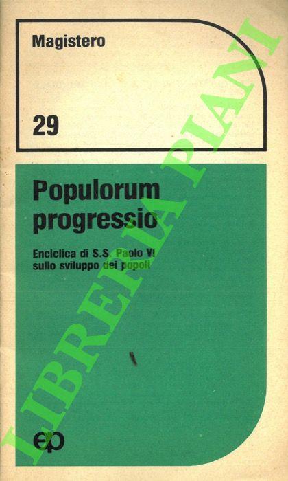 Populorum progressio - Paolo VI - copertina