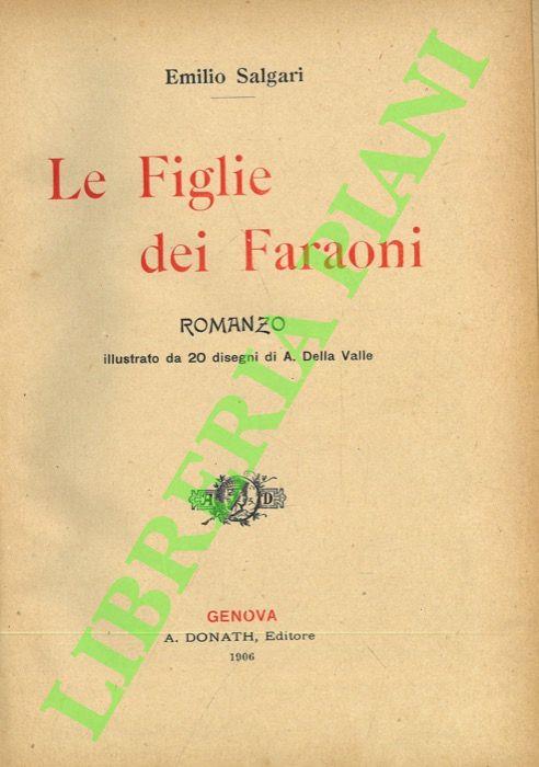 Le figlie dei faraoni - Emilio Salgari - copertina