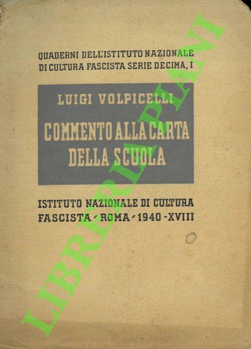 Commento alla Carta della scuola