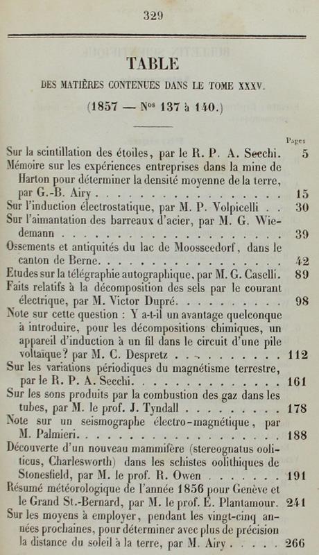 Bibliotheque Universelle De Geneve. Archives Des Sciences Physiques Et Naturelles. Tomes 34+35