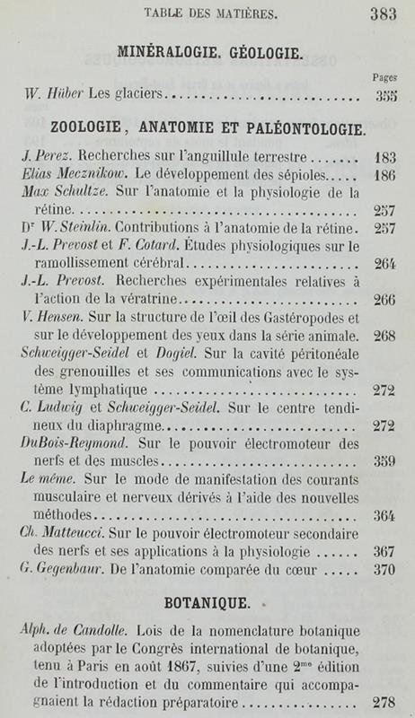 Bibliotheque Universelle Et Revue Suisse. Archives Des Sciences Physiques Et Naturelles. Nouvelle Période