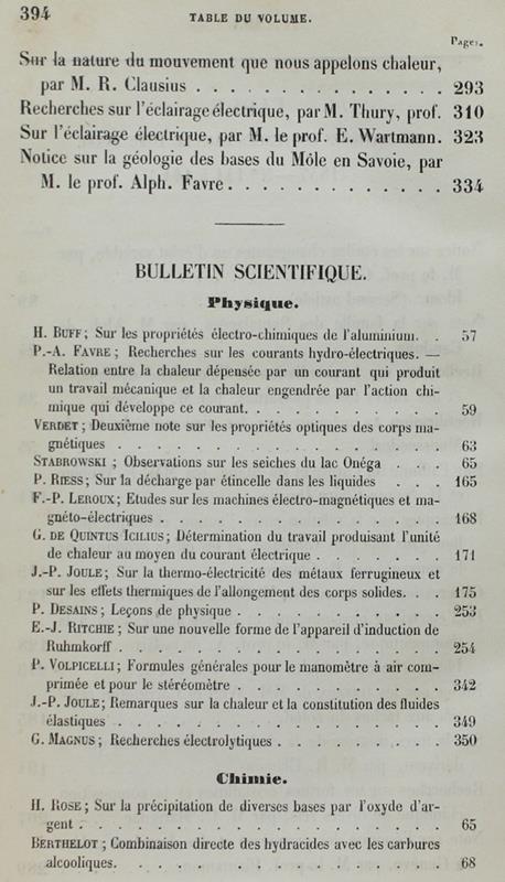 Bibliotheque Universelle De Geneve. Archives Des Sciences Physiques Et Naturelles. Tome 36