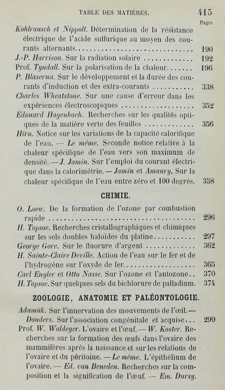 Bibliotheque Universelle Et Revue Suisse. Archives Des Sciences Physiques Et Naturelles. Nouvelle Période