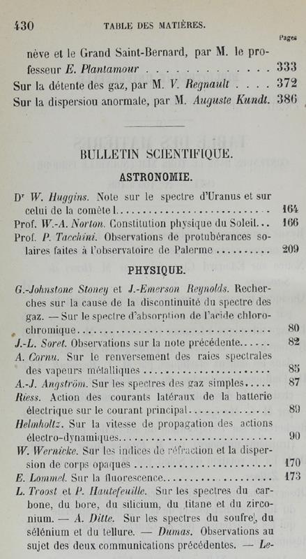 Bibliotheque Universelle Et Revue Suisse. Archives Des Sciences Physiques Et Naturelles. Nouvelle Période