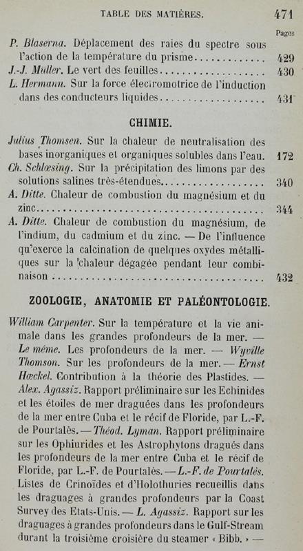 Bibliotheque Universelle Et Revue Suisse. Archives Des Sciences Physiques Et Naturelles. Nouvelle Période