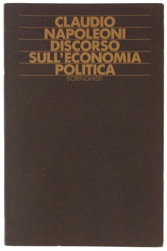 Discorso Sull'Economia Politica