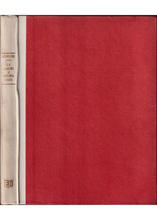 passione di Giovanna d'Arco di Carl Theodor Dreyer - copertina