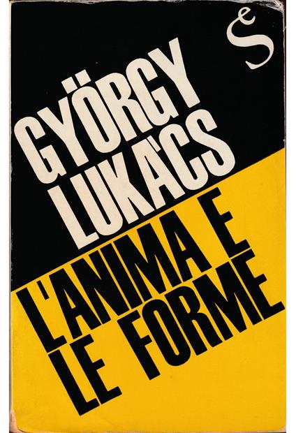 L' anima e le forme - György Lukács - copertina