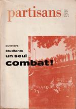 Partisans Mai-juin 1968 n° 42 Ouvriers étudiants un seul combat!