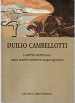Duilio Cambellotti L'«artista-artigiano» negli scritti critici di Mario Quesada