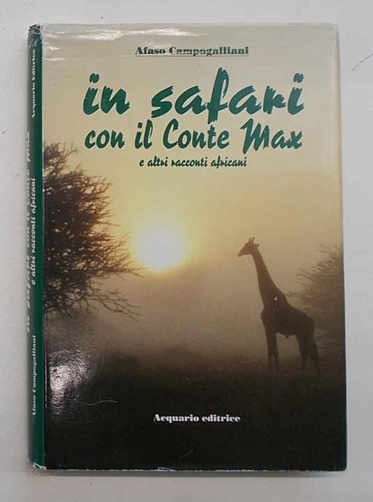 In safari con il conte Max e altri racconti africani - copertina