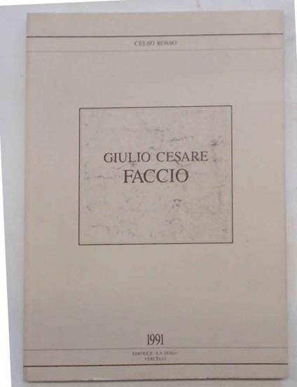 Giulio Cesare Faccio - copertina