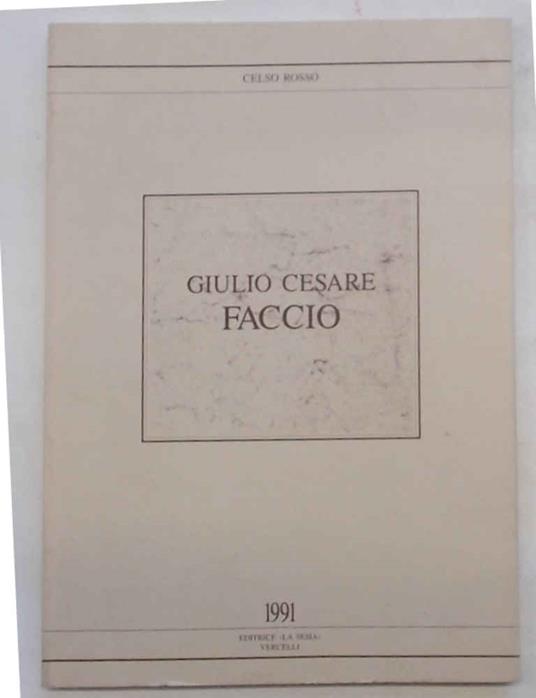Giulio Cesare Faccio - copertina