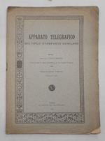 Apparato telegrafico multiplo stampante Rowland