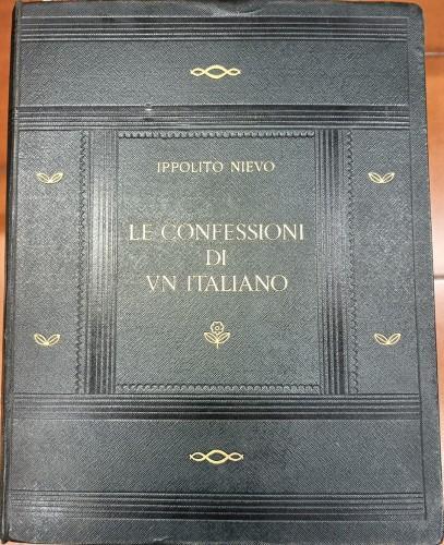 Le confessioni di un italiano (Le confessioni di un ottuagenario) - Ippolito Nievo - copertina