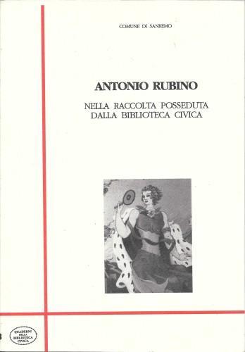 Antonio Rubino nella raccolta posseduta dalla Biblioteca Civica - copertina
