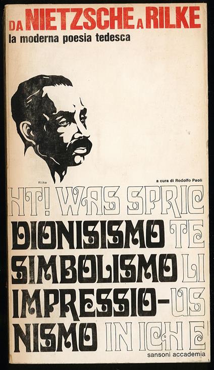 Da Nietzsche a Rilke la moderna poesia tedesca - Rodolfo Paoli - copertina