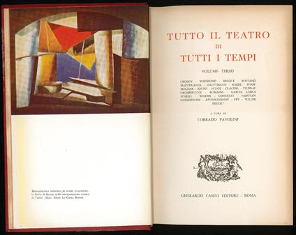 Tutto il teatro di tutti i tempi Vol III - Corrado Pavolini - copertina