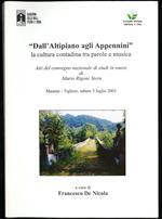 Dall'Altopiano agli Appennini la cultura contadina tra parole e musica