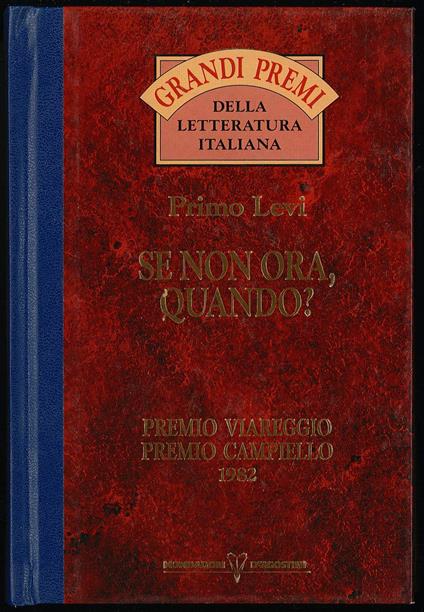 Se non ora, quando? - Primo Levi - copertina