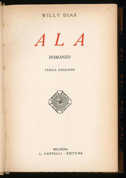 Ala - Willy Dias - copertina