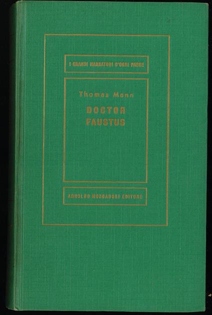 Doctor Faustus - Thomas Mann - copertina