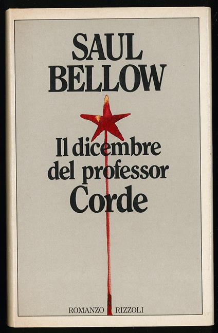 Il dicembre del professor Corde - Saul Bellow - copertina