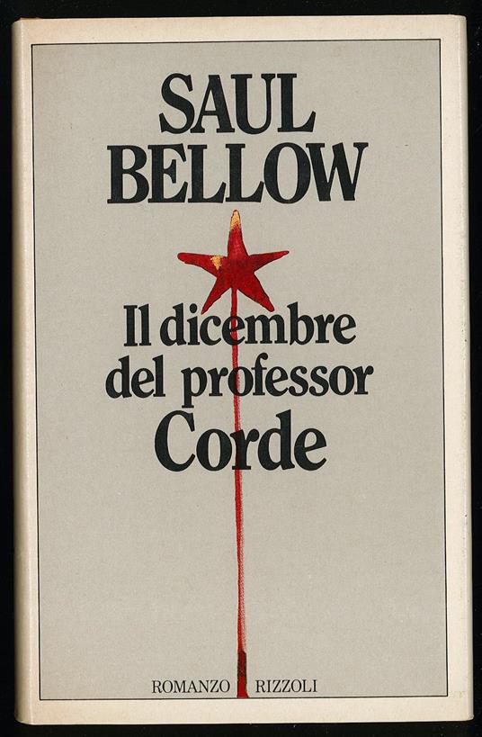 Il dicembre del professor Corde - Saul Bellow - copertina
