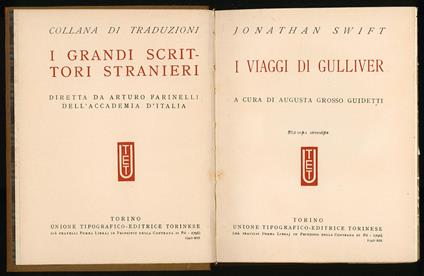 I viaggi di Gulliver - Jonathan Swift - copertina