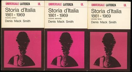 Storia d'Italia 1861-1969 Vol I II III - Denis Mack Smith - copertina