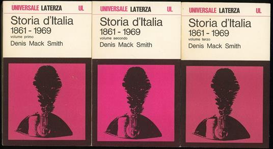 Storia d'Italia 1861-1969 Vol I II III - Denis Mack Smith - copertina