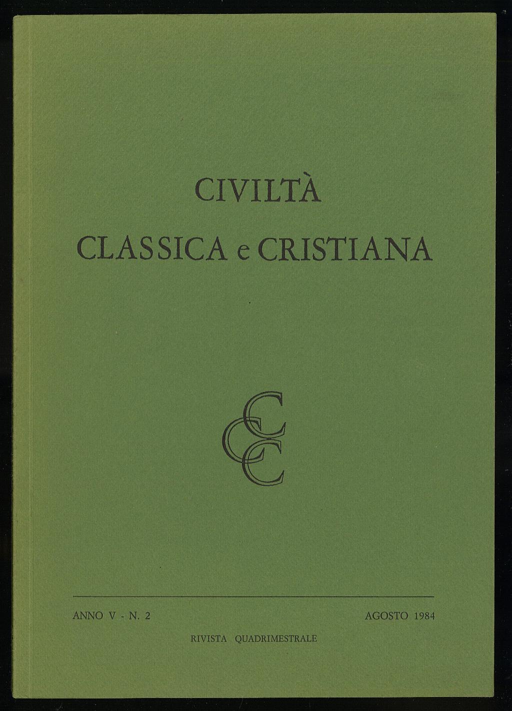 Civiltà classica e cristiana