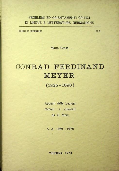 Conrad Ferdinand Meyer 18251898 AA 19691970
