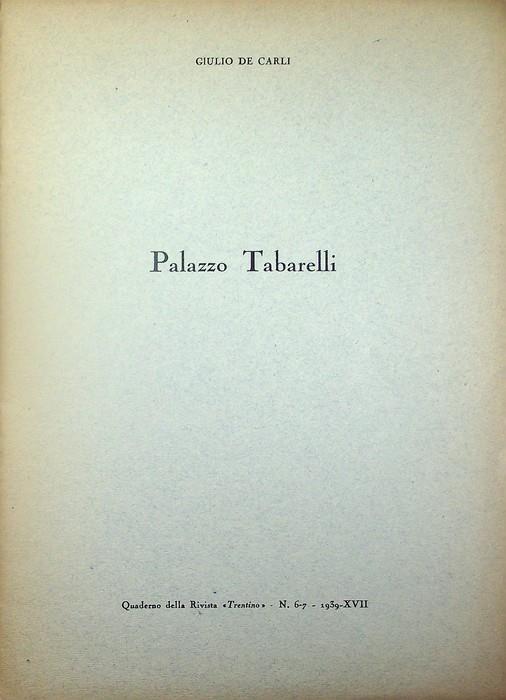 Palazzo Tabarelli