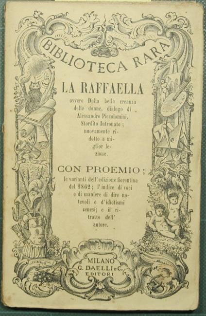 Raffaella ovvero Della bella creanza delle donne - Alessandro Piccolomini - copertina