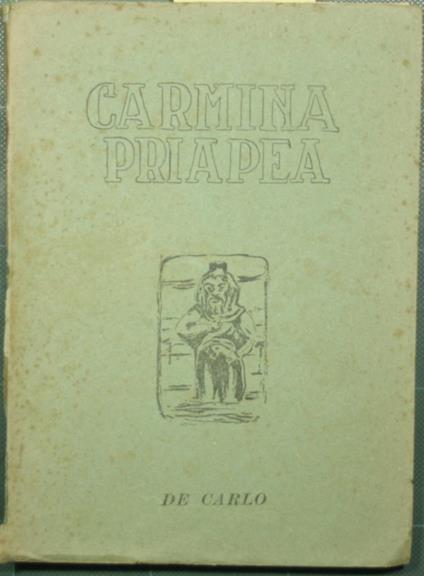 Carmina Priapea - copertina