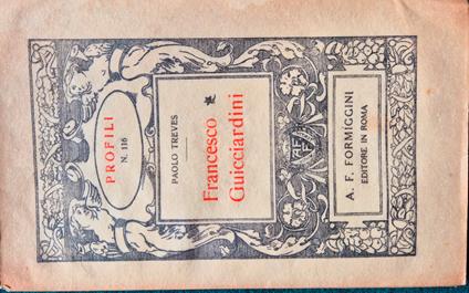 Francesco Guicciardini - copertina