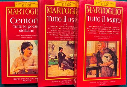Tutto il teatro - Centona Tutte le poesie siciliane - Nino Martoglio - copertina