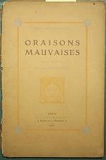 Oraisons mauvaises