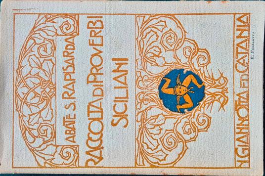 Raccolta di proverbi siciliani - copertina