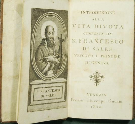 Introduzione alla vita divota - (san) Francesco di Sales - copertina