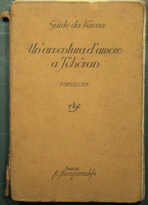 'avventura d'amore a Teheran - Guido Da Verona - copertina