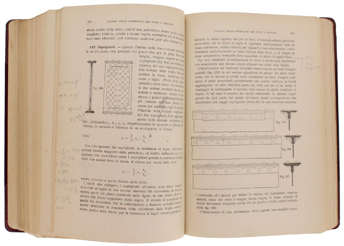 LEZIONI SULLA SCIENZA DELLE COSTRUZIONI. Parti 1a, 2a, 3a, 4a, 5a