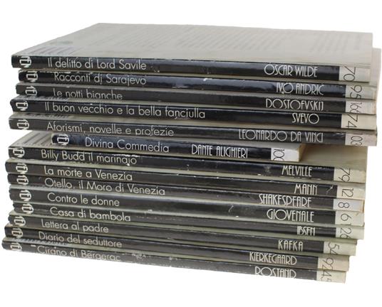Raccolta di 14 volumetti della collana CENTOPAGINE MILLELIRE (vedere foto) - copertina