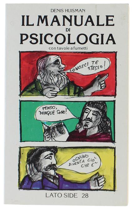 Il MANUALE DI PSICOLOGIA con tavole a fumetti [volume nuovo] - copertina