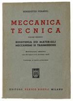 MECCANICA TECNICA. Volume II. Resistenza dei materiali