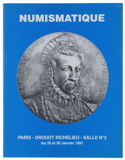 NUMISMATIQUE. Paris les 29 et 30 janvier 1991 - copertina