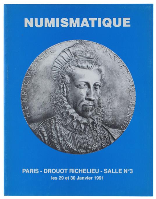 NUMISMATIQUE. Paris les 29 et 30 janvier 1991 - copertina